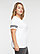 Womens V-Neck Football T-Shirt 1 Model_Side