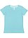 Women's V-Neck Melange T-Shirt Caribbean Melange 1