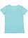 Women's V-Neck Melange T-Shirt Caribbean Melange 1 Back