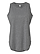 Women's Fine Jersey Tank Top Granite Heather Ghosted Front View