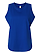 Women's Fine Jersey Tank Top Royal Ghosted Front View