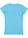 Women's Fitted Jersey T-Shirt Aqua 1 Back