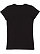 Women's Fitted Jersey T-Shirt Black 1 Back