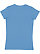 Women's Fitted Jersey T-Shirt Carolina Blue 1 Back
