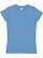 Women's Fitted Jersey T-Shirt Carolina Blue 1