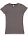 Women's Fitted Jersey T-Shirt Charcoal 1
