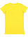 Women's Fitted Jersey T-Shirt Yellow 1
