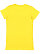 Women's Fitted Jersey T-Shirt Yellow 1 Back