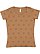 Women's Five Star Tee Coyote Brown Star 1