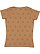 Women's Five Star Tee Coyote Brown Star 1 Back