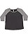 LADIES CURVY BASEBALL TEE Vintage Smoke/Granite Heather 1