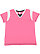 Women's Curvy Gameday Lace-Up Hot Pink/White/Black 1