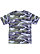 Camouflage Fine Jersey T-Shirt Blue Woodland 1 Back