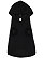 Doggie Pullover Fleece Hoodie Black 1