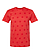 Five Star T-Shirt Red Star Ghosted Front View