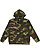 Camouflage Pullover Hoodie Green Woodland 1