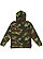 Camouflage Pullover Hoodie Green Woodland 1 Back
