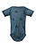 Infant Five Star Bodysuit Denim Star Ghosted Front View
