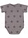 Infant Five Star Bodysuit Granite Heather Star 1 Back