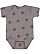 Infant Five Star Bodysuit Granite Heather Star 1