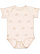 Infant Five Star Bodysuit Natural Heather Star 1 Open
