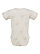 Infant Five Star Bodysuit Natural Heather Star Ghosted Back View