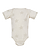 Infant Five Star Bodysuit Natural Heather Star Ghosted Front View
