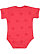 Infant Five Star Bodysuit Red Star 1 Back