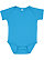 Infant Baby Rib Bodysuit Aqua 1