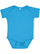 Infant Baby Rib Bodysuit Aqua 1 Open