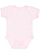 Infant Baby Rib Bodysuit Ballerina-White Dot 1 Open