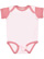 Infant Baby Rib Bodysuit Ballerina/Mauvelous 1 Open