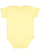 Infant Baby Rib Bodysuit Banana 1 Back