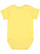 Infant Baby Rib Bodysuit Butter 1 Back