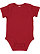 Infant Baby Rib Bodysuit Garnet 1