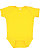 Infant Baby Rib Bodysuit Gold 1