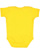 Infant Baby Rib Bodysuit Gold 1 Back
