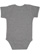 Infant Baby Rib Bodysuit Granite Heather 1 Back