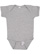 Infant Baby Rib Bodysuit Heather 1 Open
