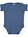 Infant Baby Rib Bodysuit Indigo 1