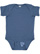 Infant Baby Rib Bodysuit Indigo 1 Open