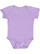 Infant Baby Rib Bodysuit Lavender 1 Open
