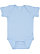 Infant Baby Rib Bodysuit Light Blue 1