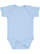 Infant Baby Rib Bodysuit Light Blue 1 Open