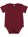 Infant Baby Rib Bodysuit Maroon 1 Open