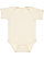 Infant Baby Rib Bodysuit Natural 1