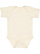 Infant Baby Rib Bodysuit Natural 1 Open
