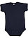 Infant Baby Rib Bodysuit Navy 1