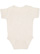 Infant Baby Rib Bodysuit Natural Heather 1 Back