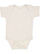 Infant Baby Rib Bodysuit Natural Heather 1 Open